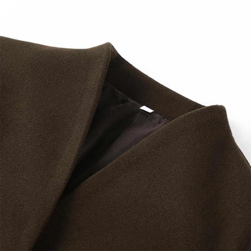 Chic Waist-cinched Blazer Skirt Women Set Elegant Long Sleeve Single Breasted Coat Hip Package Skirts Spring Lady 2 Pieces Sets