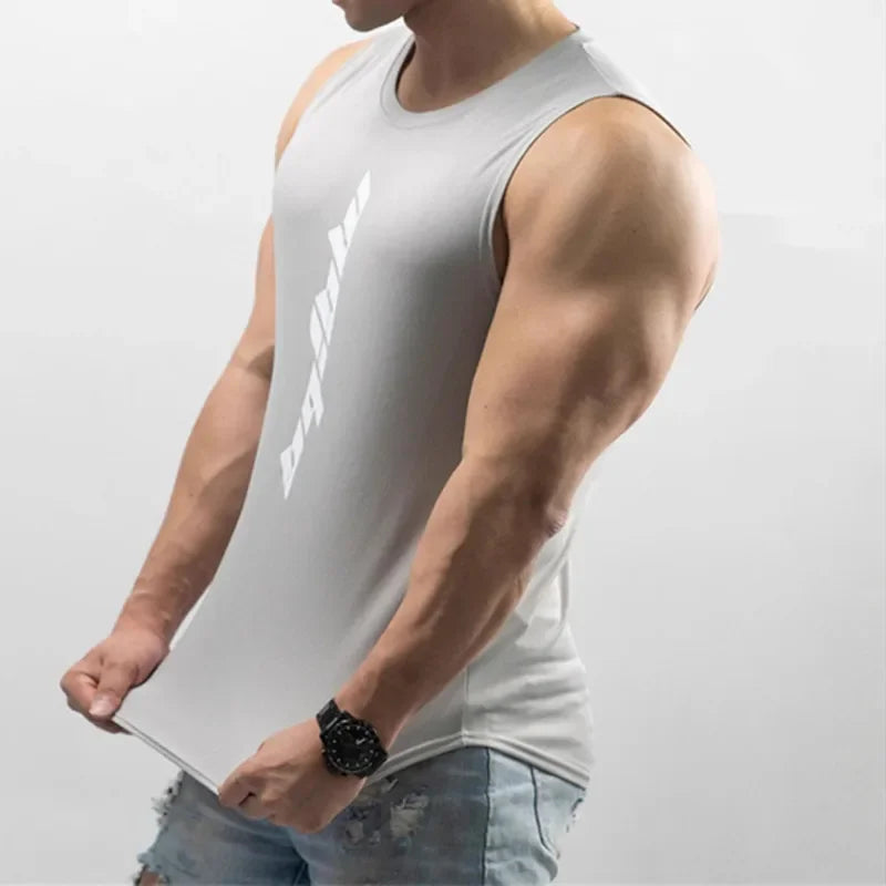 summer Fitness tops loose men tank top quick drying sleeveless t-shirt men basketball training vest mesh sports undershirt