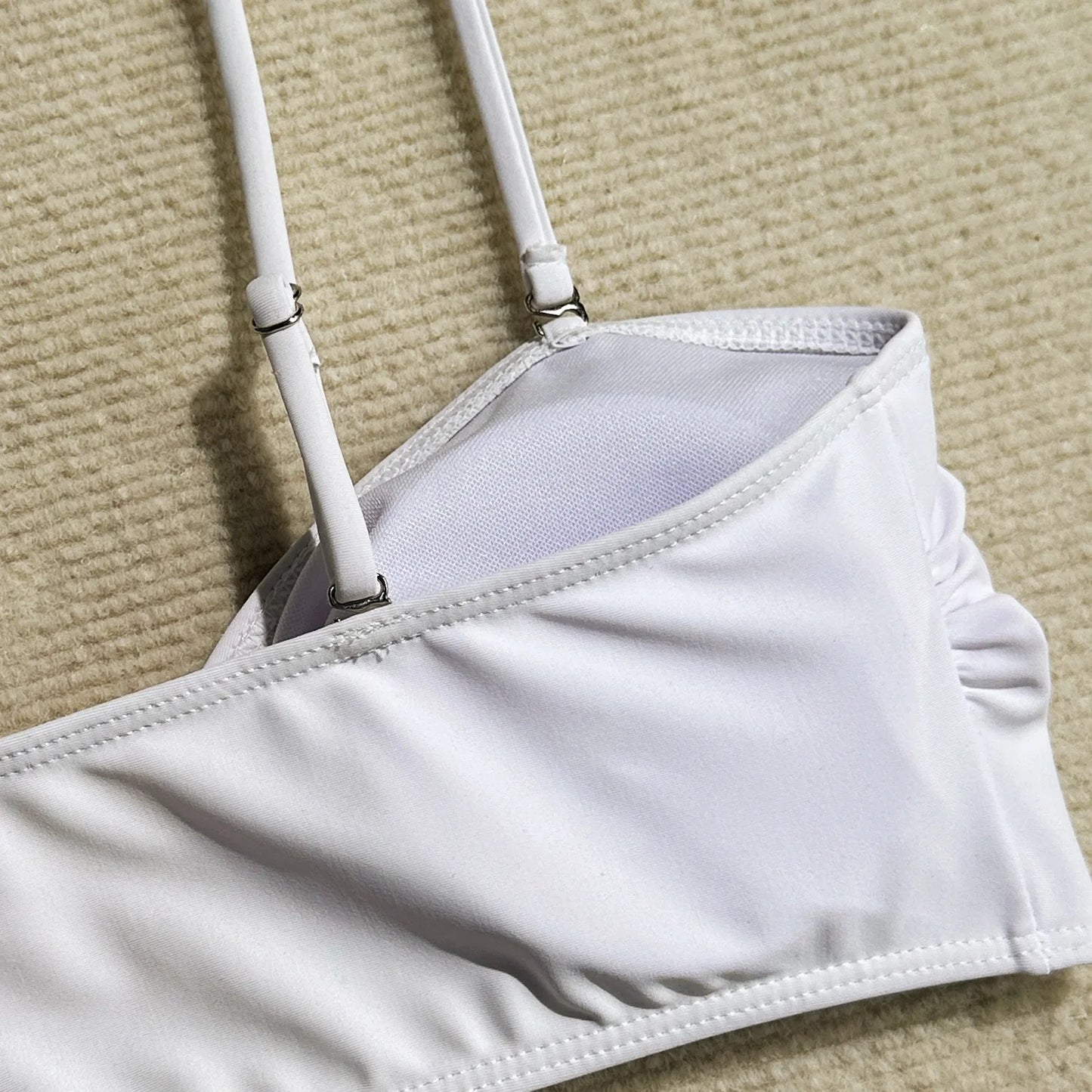 Women's 3 Piece Swimsuit Metal Starfish Bikini Set High Waist Yarn Skirt Cover-ups Suspender Backless Swimwear 2025 Summer New