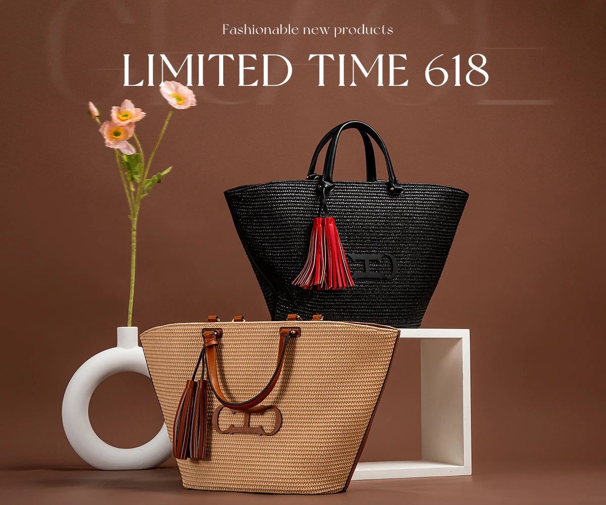 CHCH Women's Tote Bag New Steel Embossed Handheld Bun Mother Shopping Bag