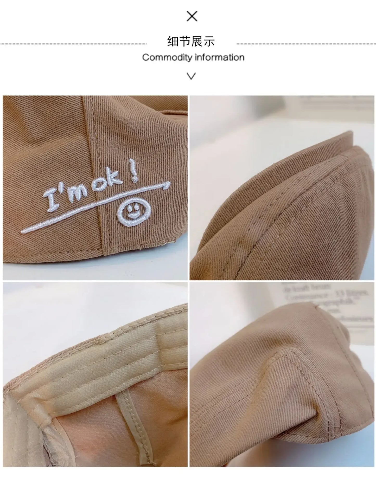Hot Solid Color Children Berets Stripe Cotton Thin Fashion Simple Kids Hats & Caps Berretto Baby Caps for Boys Girls