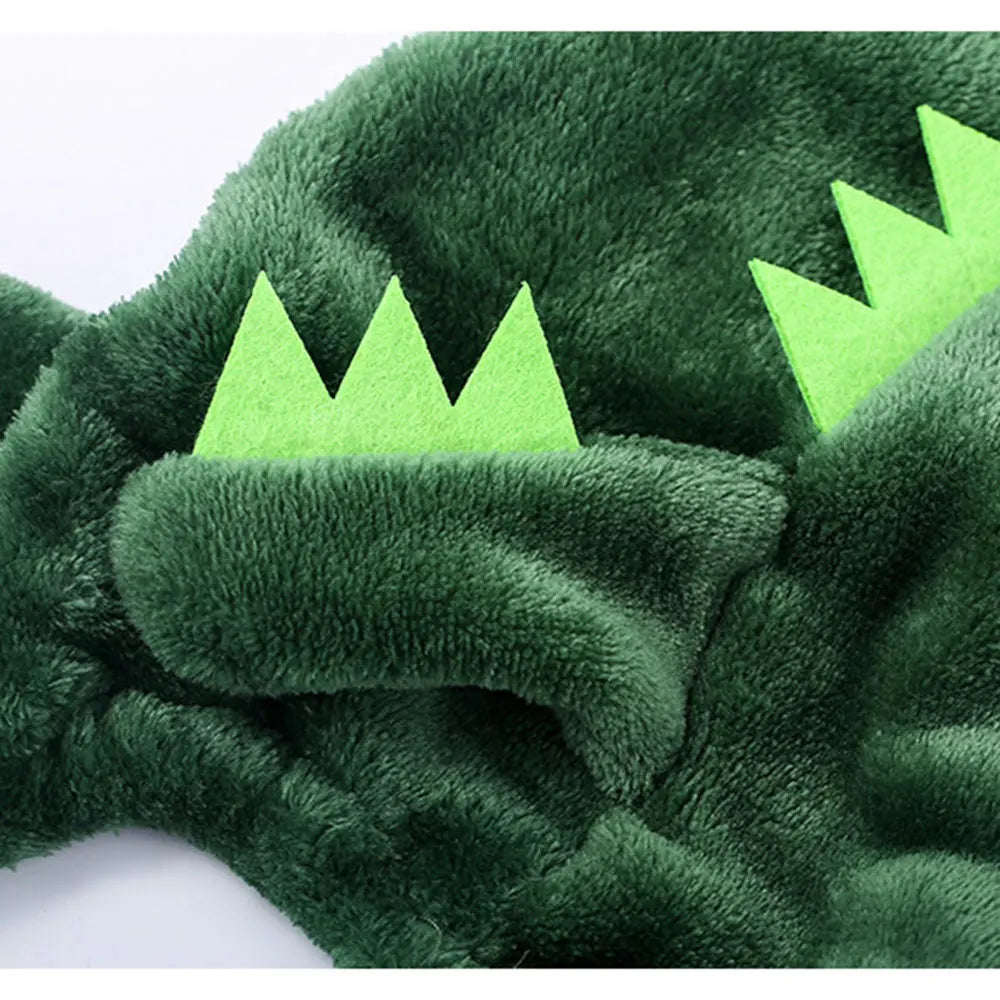 Autumn and Winter Dinosaur Clothing Cotton Pet Pullover, Animal Theme Puppy and Kitten Clothing, Cute and Soft Pet Clothing Suitable for Small Cats and Dogs