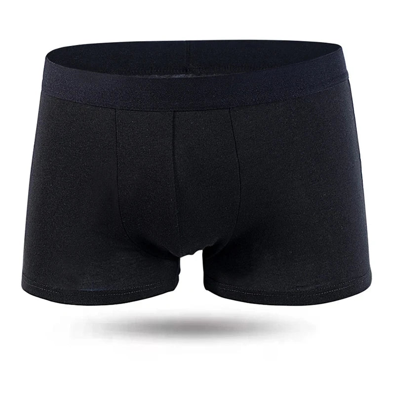 10Pcs/Men's Underwear Fashion Underwear High Stretch Boxer Shorts Breathable Soft Men's Shorts Comfortable Plus SizeL-4XL