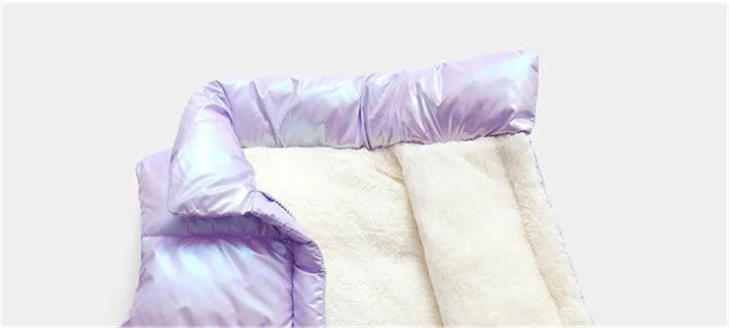 2023 Autumn Children Warm Thicken Vest Baby Cotton Waistcoat Kids Outerwear Coat Children Clothing Boys Girls Brand Jackets Vest