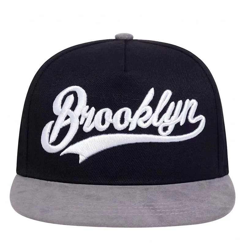 BROOKLYN Letter Embroidered Snapback Cap Men Fashion Cotton% Hat Adjusted Outdoor Sport Leisure Hats Hip Hop Baseball Caps