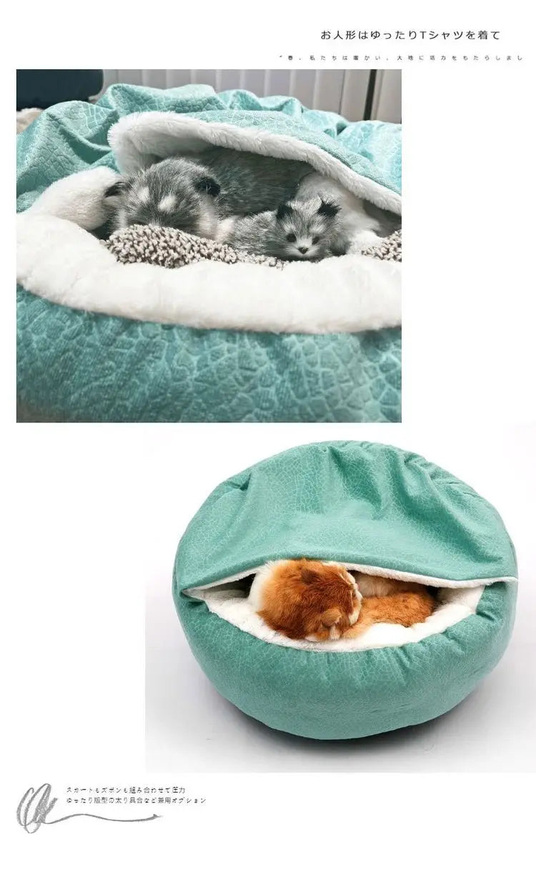 Orthopedic Bed For Dogs Puppy Cat Winter House Warm Mat Cushion Kennel For Indoor Dog Bed Pet Sofa Products Houses And Habitats