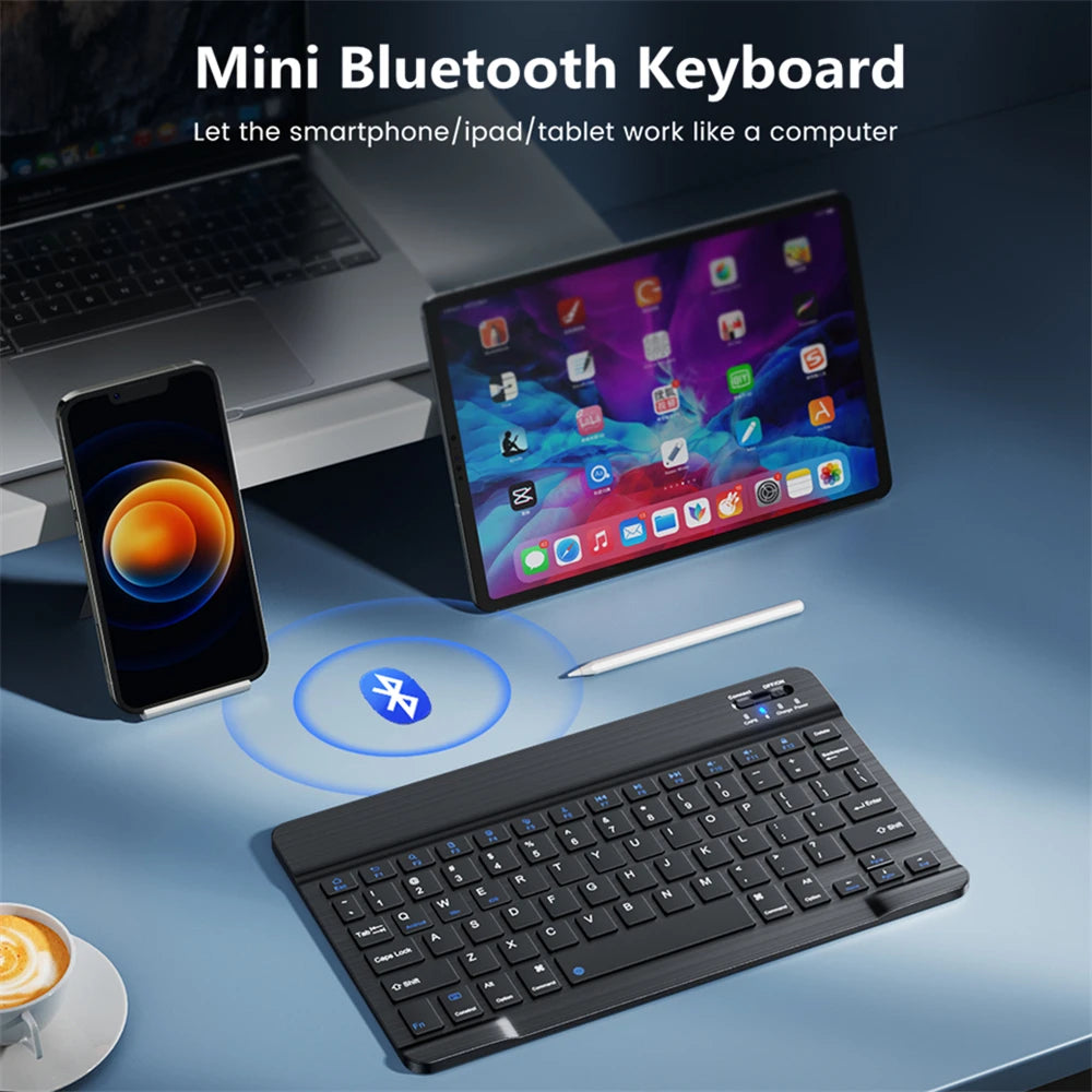 Mini Wireless Keyboard Bluetooth Keyboard For ipad Phone Tablet Portable Bluetooth Keyboard and Mouse For Samsung Xiaomi Android