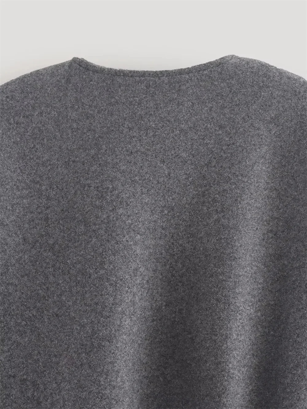 Ladies Fashion Autumn Winter Jacket Women Retro Round Neck Long Sleeve Elastic Hem Zipper Soft Bomber Jacket Women Coat Female