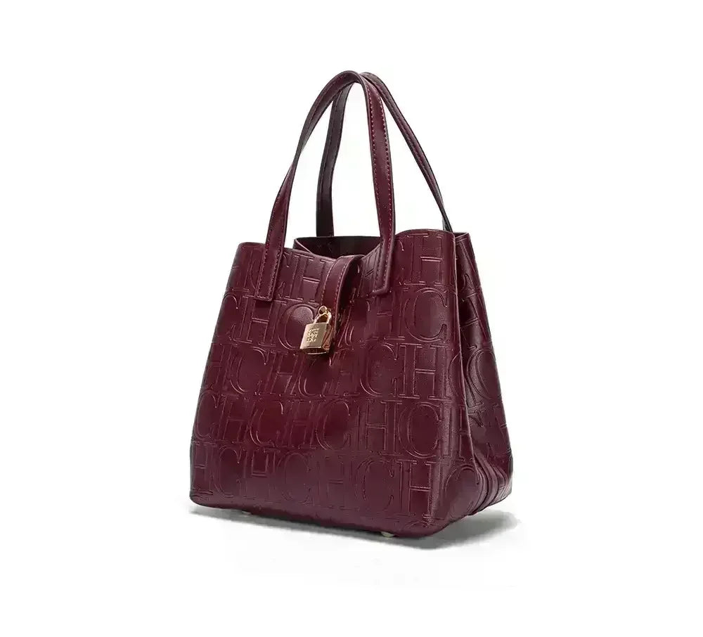 CH Ladies Handbag Bucket Bag Large Capacity Letter Element Ladies Handbag Classic Fashion Bags Luxury Brand Temperament