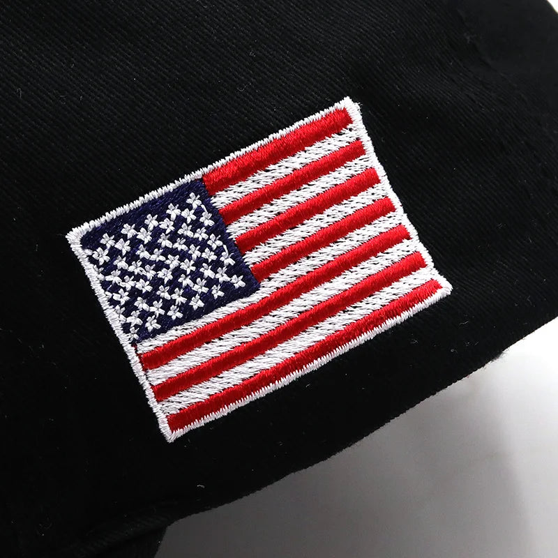 New Brand USA Flag Baseball Cap For Men Women Cotton Snapback Hat Unisex America Embroidery Hip Hop Caps Gorras Pet