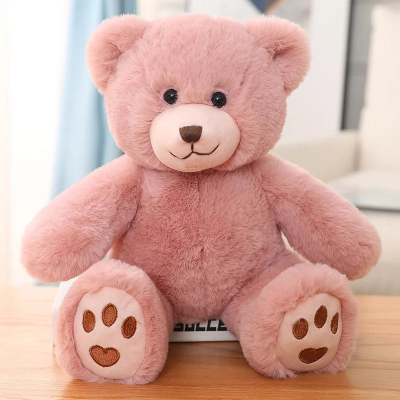 25/35CM Kawaii Teddy Bear Plush Pillow Toys Lovely Bow-Knot Bears Toys Stuffed Soft Animal Dolls Xmas Valentine Gift