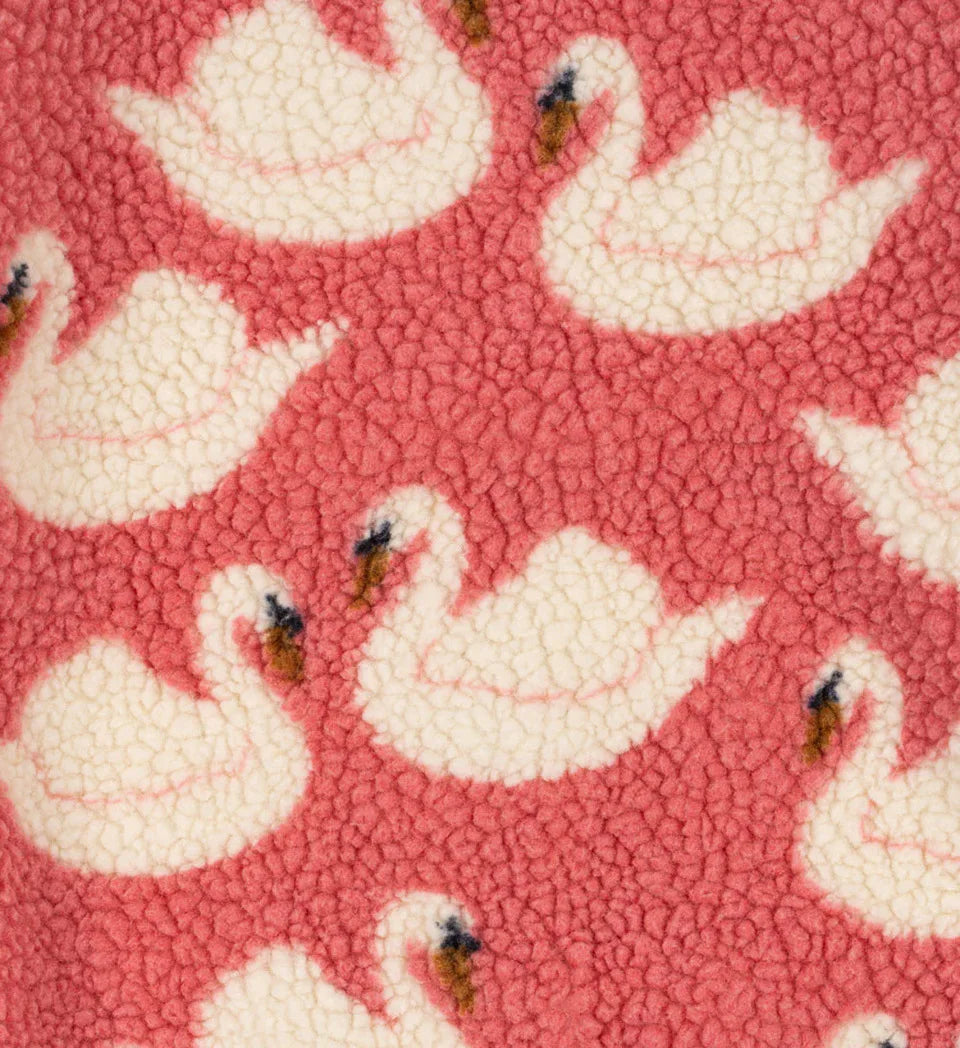 2025 KS Brand Winter Baby Girls Lambswool Jackets Kids Clothes Girls Cartoon Kitten Swan Beetle Outerwear Boys Striped Coat 1-9Y