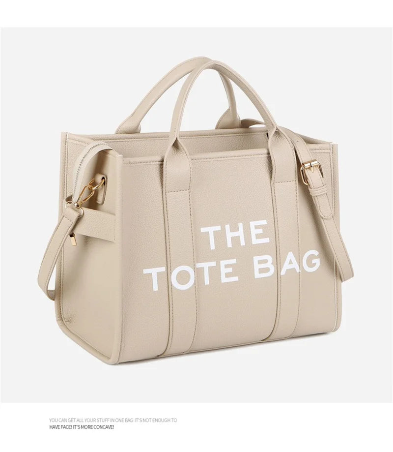Tote Bag For Women PU Leather Handbag Personality Large Capacity Underarm Shoulder Bags Designer Bag Fashion Crossbody Bag 2024