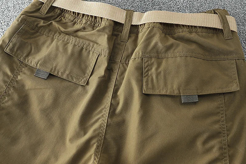 Waterproof Windproof Fleece-Lined Outdoor Pants Men's Straight-Leg Casual Trousers With Multiple Pockets For Winter