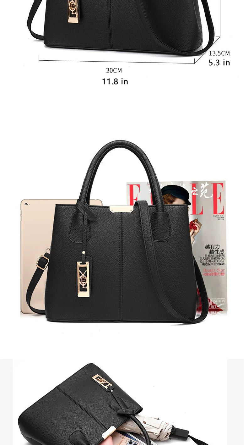 Famous Designer Brand Bags Women Leather Handbag New Luxury Ladies Purse