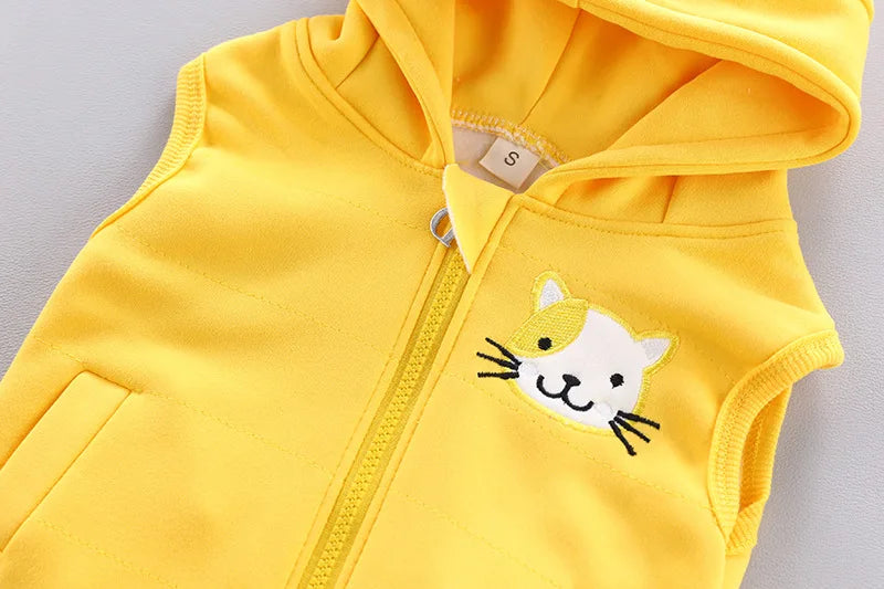 Baby Winter Clothing Suits Christmas Costume 2026 New Plush Warm Children Outerwear Pants 3PCS Fashion Boys Girls Kids Clothes