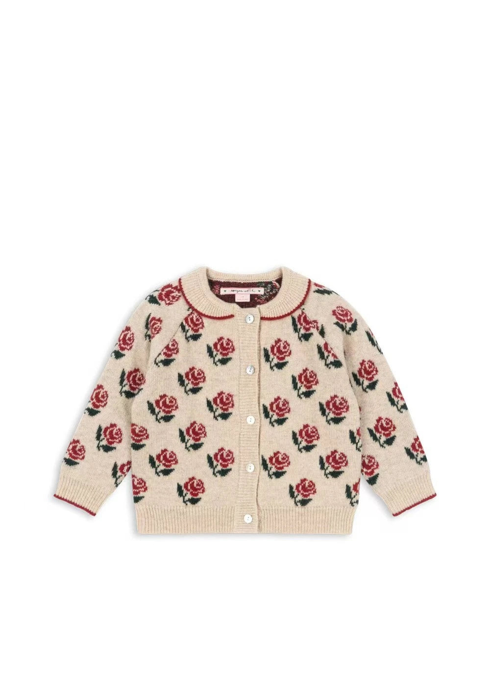 2025 KS New Winter Baby Girls Cherry Knitted Dress Cardigan Sweaters Kids Clothes Girls Knitwear Denim Dress Coats Jeans Suits