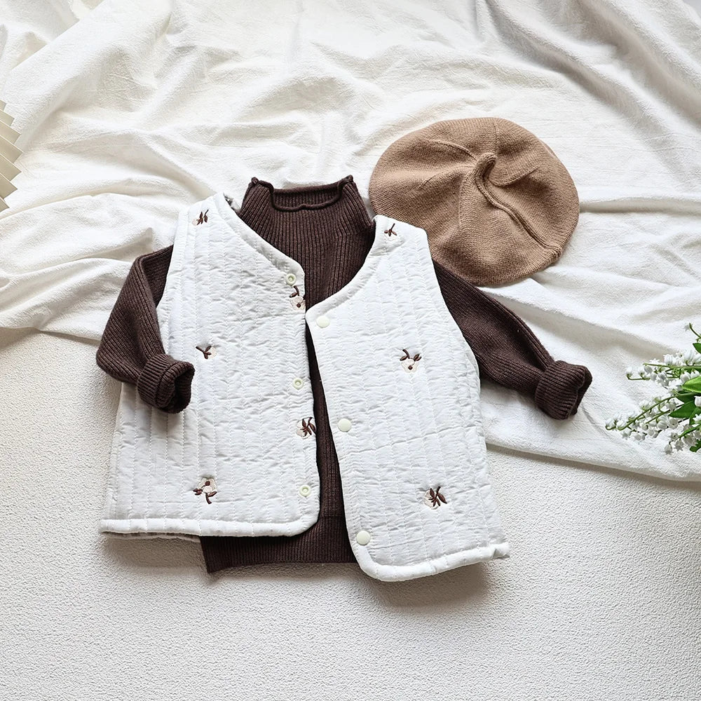 MILANCEL Autumn New Kids Sweaters Turtleneck Boys Pullover Boys Knitwear Girls Base Sweater