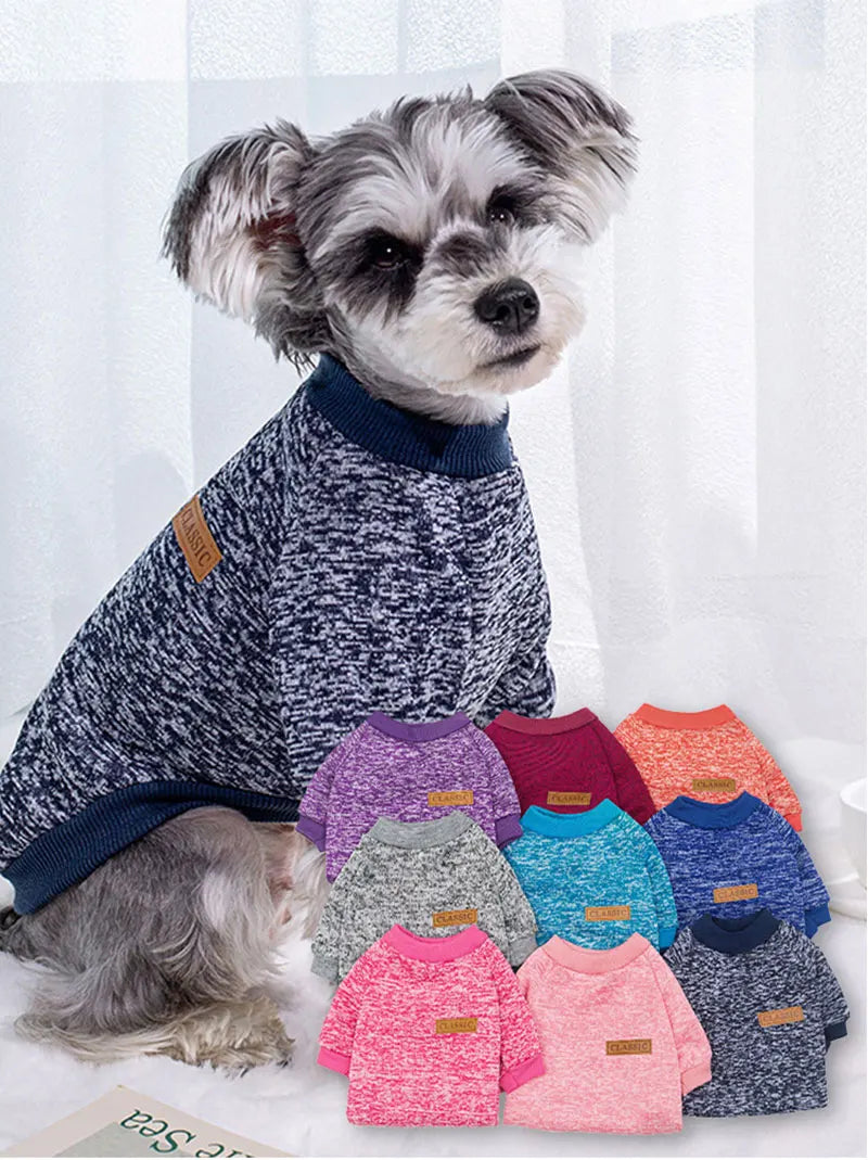 Winter Dog Clothes for Small Dogs Warm Dogs Chihuahua Coat Schnauzer Pug Clothing Sweatshirts Casual Dog Cat Clothing Pet Access