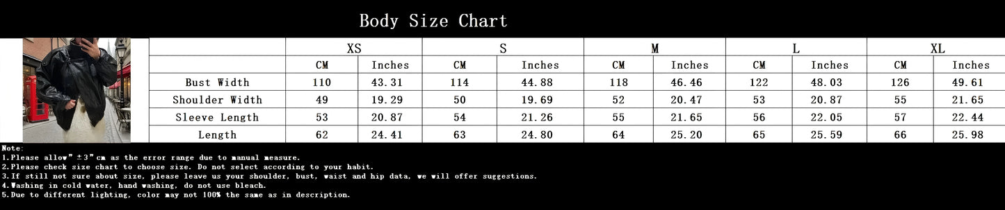 KONDALA Casual Chic Black Leather Jackets Women Long Sleeve Buttons Elastic Oversized Coats Fashion 2025 Fall Streetwear Coats