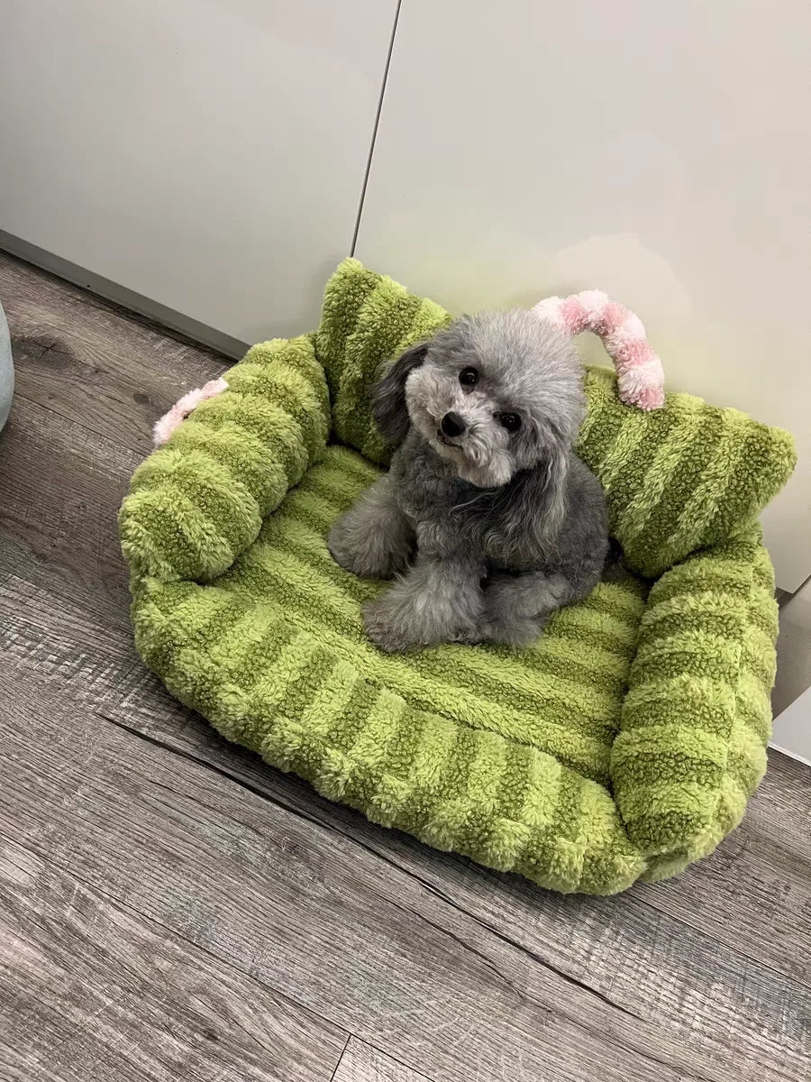 Puppy special sofa kennel winter warm pet Internet celebrity cat nest small dog dog sleeping mat cushion winter bed