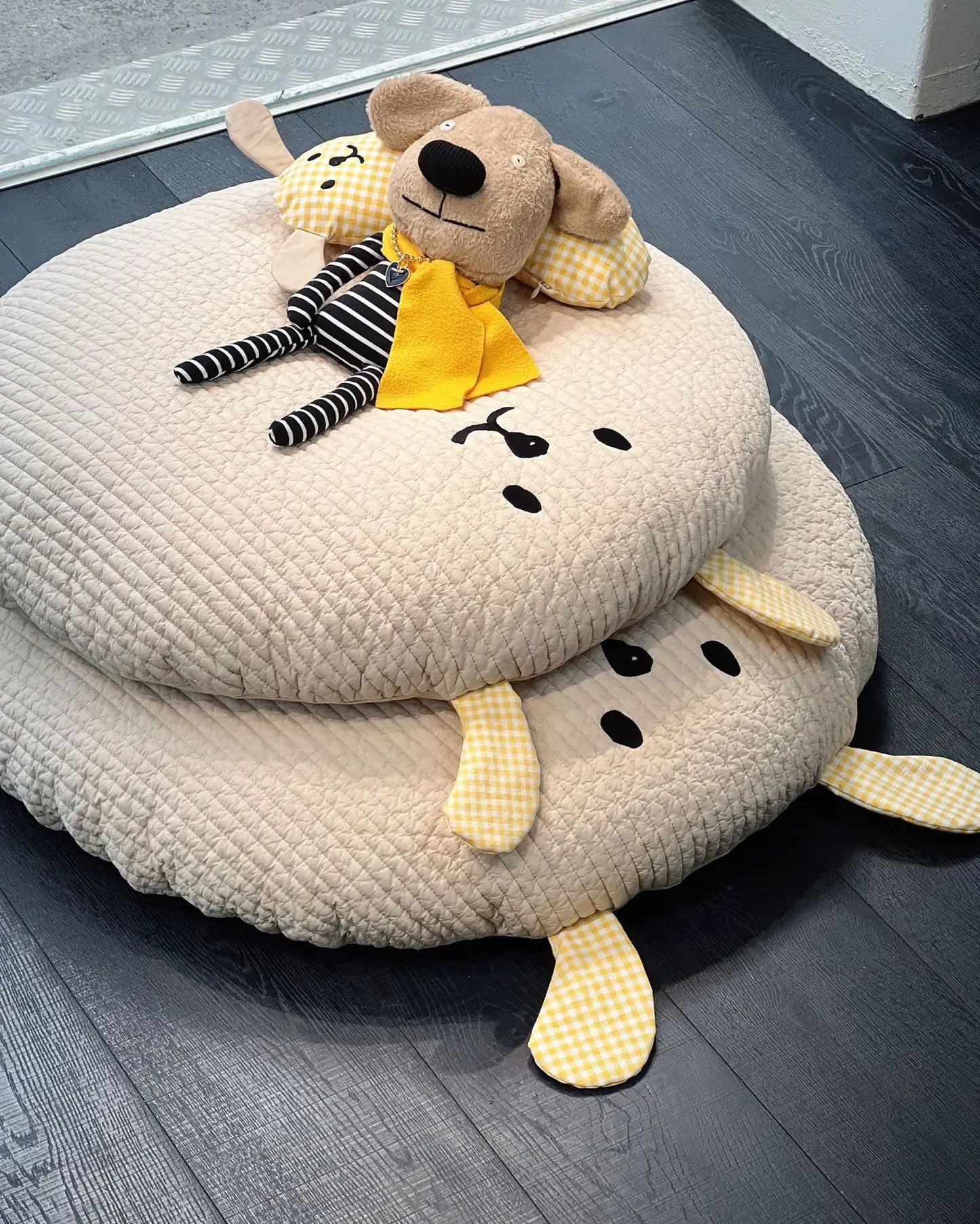 Ins Style New Pet Products Cat Dog Deep Sleep U-shaped Pillow Cotton Removable and Washable Chin Pad