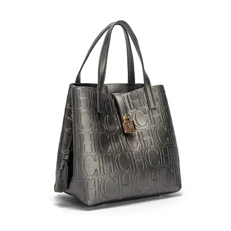 CH Ladies Handbag Bucket Bag Large Capacity Letter Element Ladies Handbag Classic Fashion Bags Luxury Brand Temperament