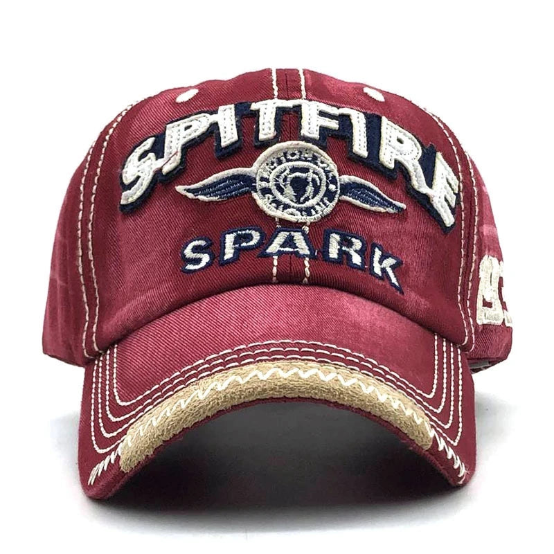 Men Women Cotton Embroidered Letter Printed Baseball Cap Cowboy Hip Hop Dance Club Snapback Hat Visors Summer Sports Sun Hats