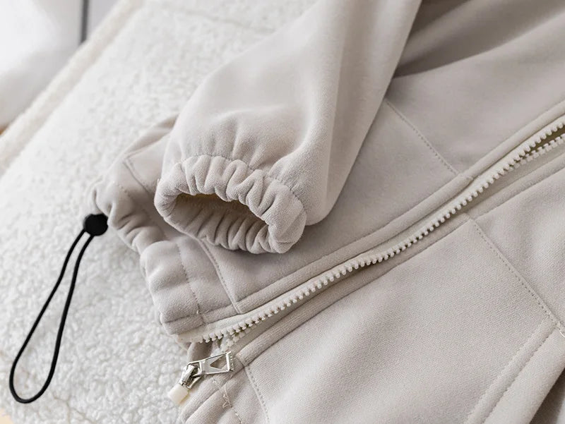 IYEAL Children's Baby Clothing Sets Winter Fleece Casual 2 PCS Kids Sets Sport Suit for Baby Girls Boys Clothes Coat+Pants 1-6 Y