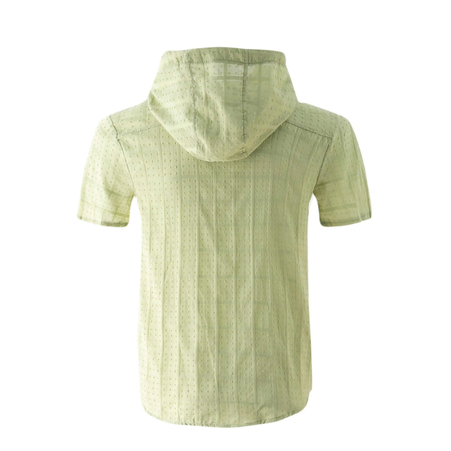 2026 summer new fashion plaid zipper sleeveless hooded cardigan T-shirt men's slim sports breathable fitness top