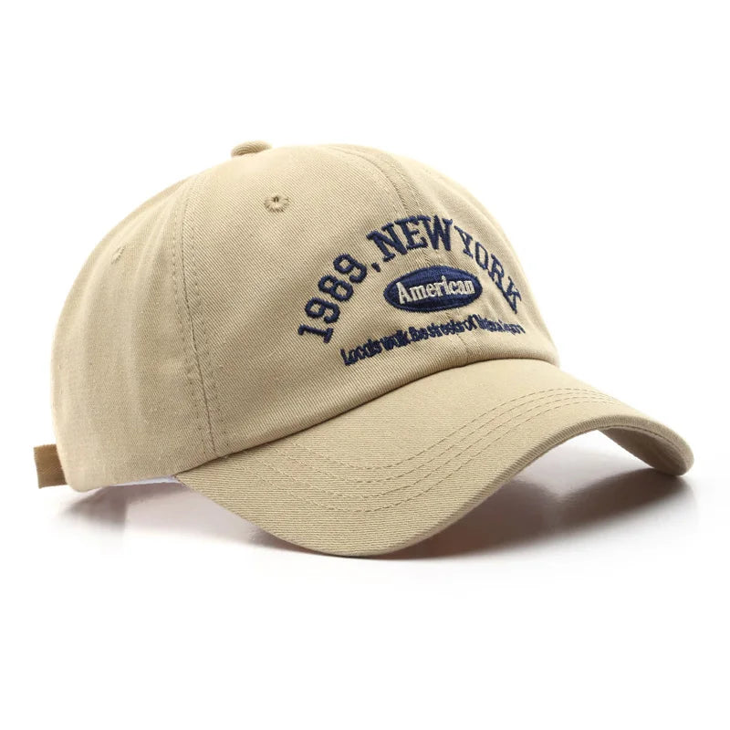 New Letters Embroidery Unisex Baseball Hats For Men Women Soft Cotton Snapback Cap Outdoor Sports Dad Trucker Hat Casquette