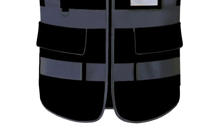 Size S-4XL Hi Vis Road Working Vest Outdoor Motorcycle Cycling  Waistcoat Clothing Workwear Jacket