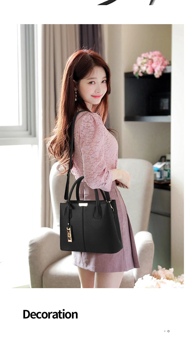 Famous Designer Brand Bags Women Leather Handbag New Luxury Ladies Purse