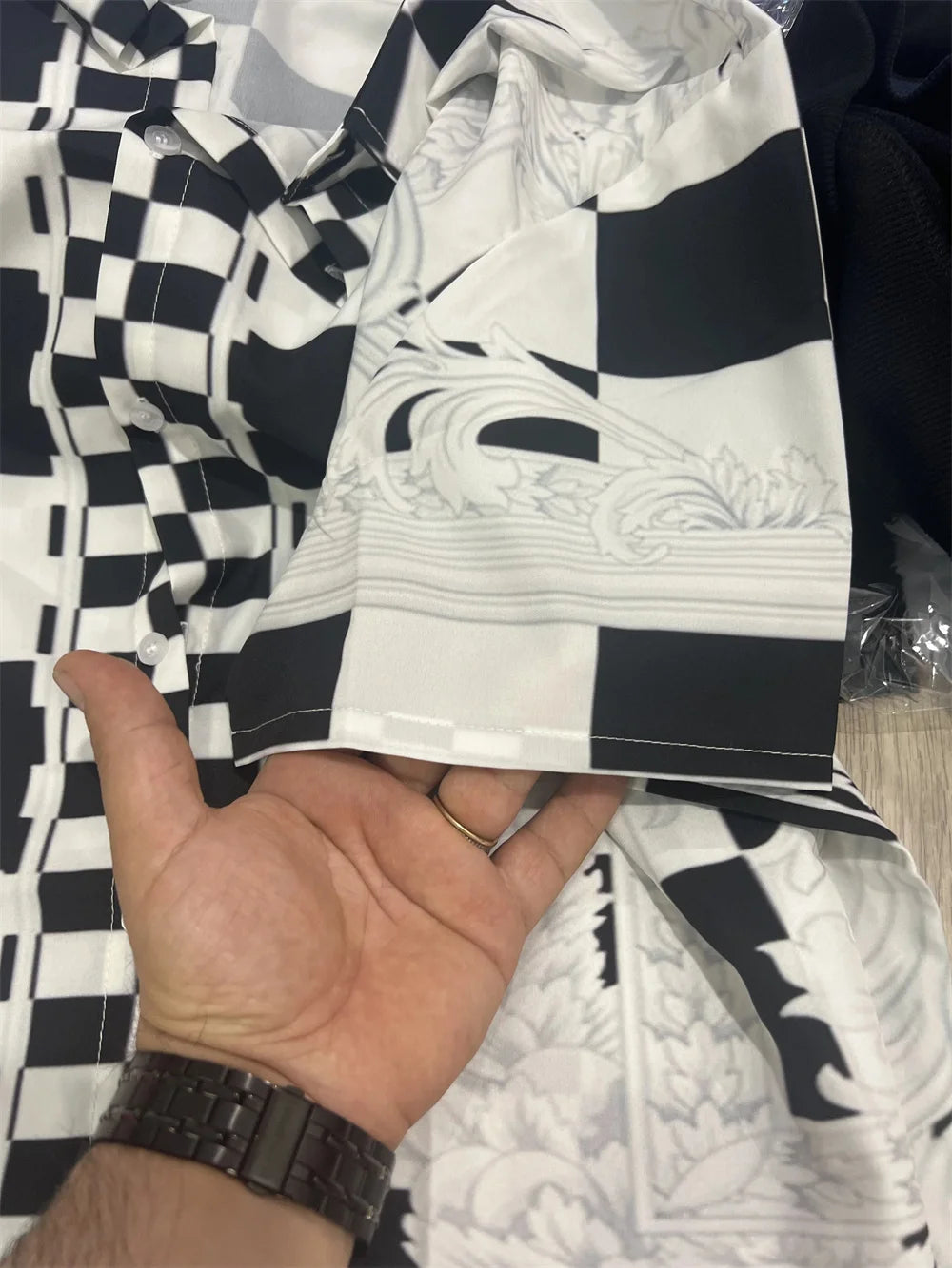 Vintage Men Shirts Sets Summer 3D Print Beach Short Sleeve Shirt Shorts Casual Trip Mens Hawaiian 2 Piece Suit S-2XL Man Blouse