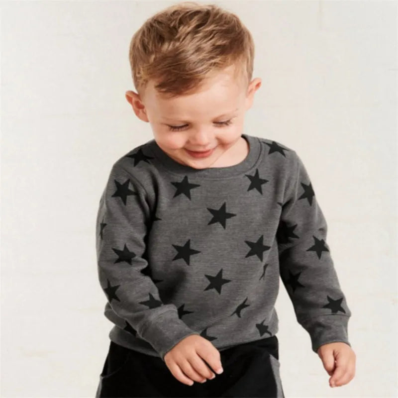 Jumping Meters Autumn Spring Kids Sweatshirts With Letters Print  Boys Girls Cotton Clothes Hot Selling Toddler Shirts Tops